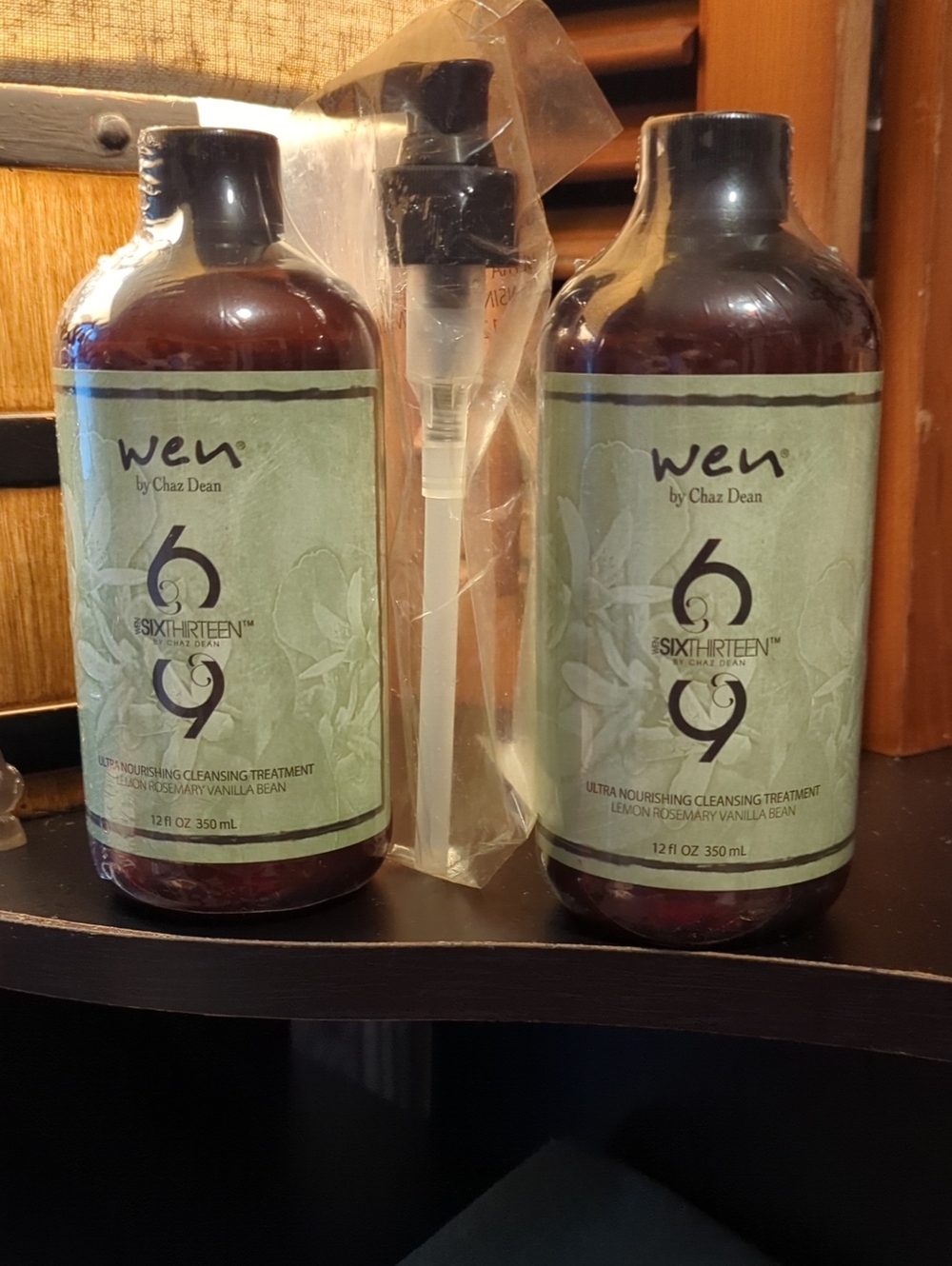 Wen 613 Six Thirteen Ultra Cleansing Treatment Pump Vanilla 12 OZ LOT x 2 NEW ⭐